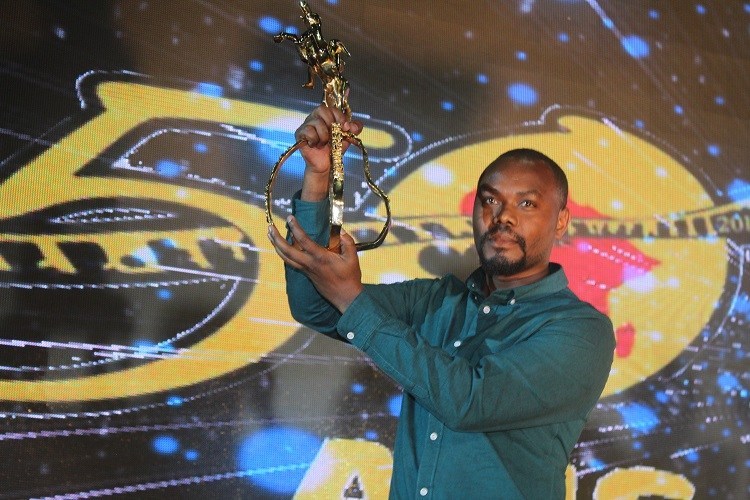 Joe Karekezi wins the Golden Stallion of Yennenga Award