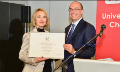 Professor Cristina Trois Gets The Highest Honor In Italy