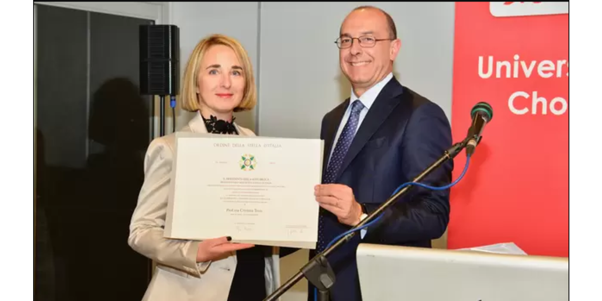 Professor Cristina Trois Gets The Highest Honor In Italy