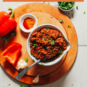 Saucy Moroccan Spiced-Lentils By Minimalist Baker