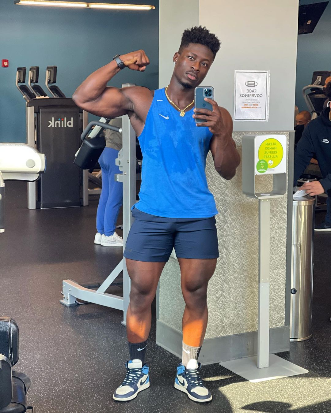 Hurricane African fitness influencer