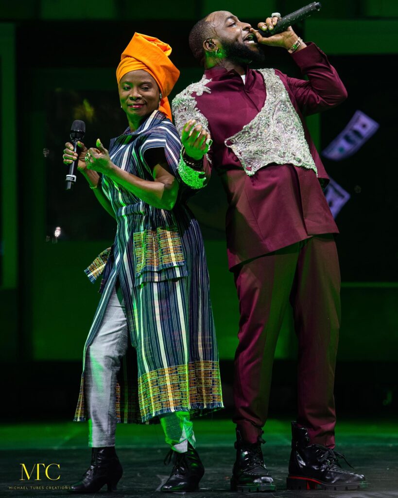 Afronista Spotlight: Is Angelique Kidjo The Most Successful Female African Musician? 5 Angelique Kidjo & Davido