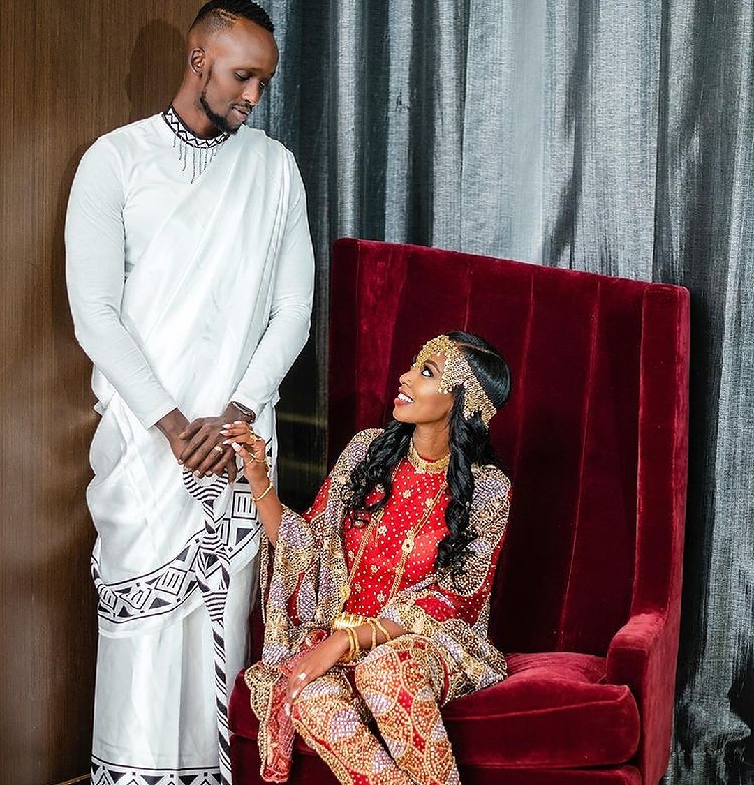 M & M gorgeously dressed for marriage (Photo credit: Umurinzi-News)