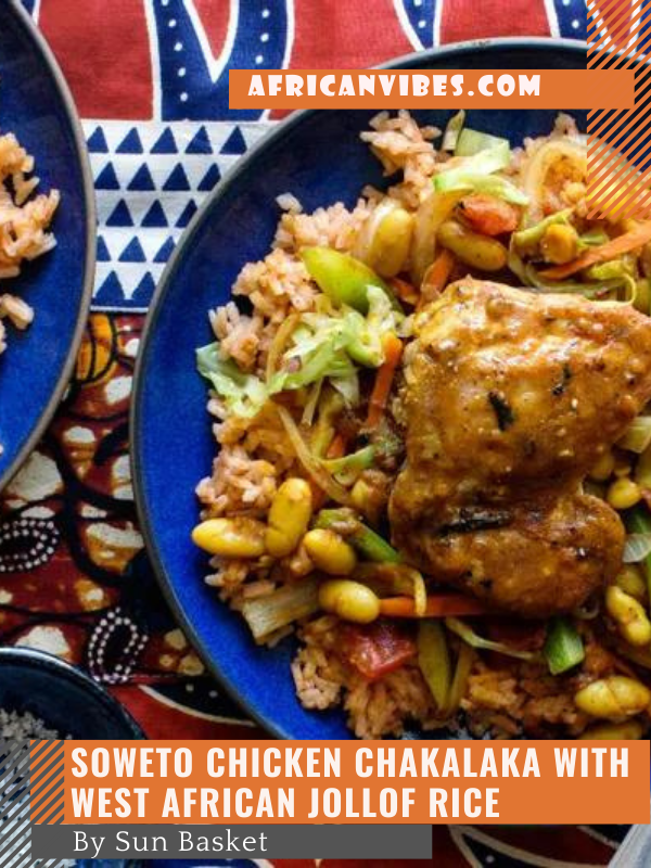 Soweto chicken chakalaka with West African jollof rice By Sun Basket ...