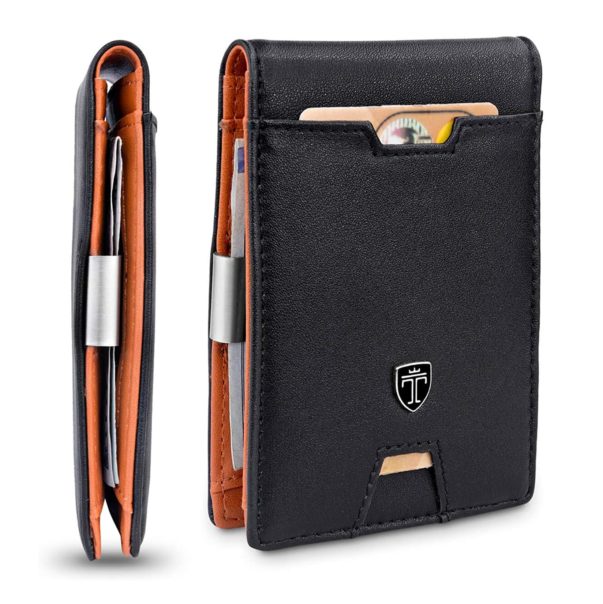 Mens Slim Wallet with Money Clip AUSTIN RFID