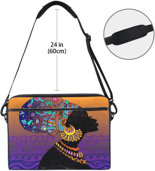 Tribal African Women Print Laptop Bag - Image 4