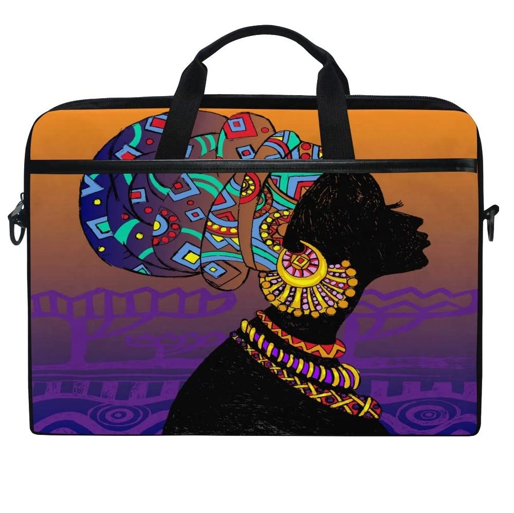 Tribal African Women Print Laptop Bag African Vibes