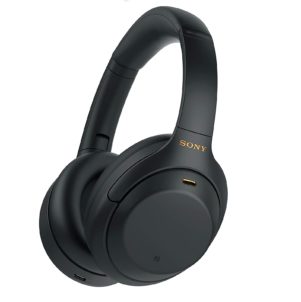 Sony WH-1000XM4 Wireless Industry Leading Noise Canceling Overhead Headphones with Mic for Phone-Call and Alexa Voice Control, Black