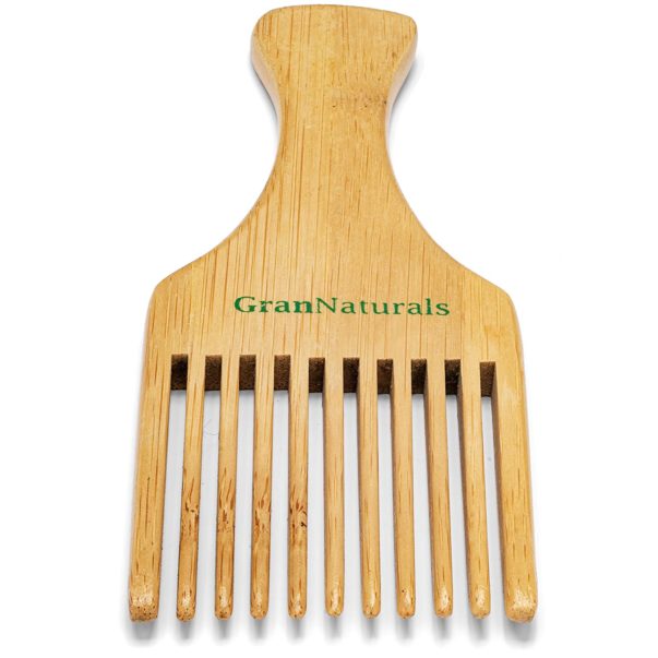 GranNaturals Wooden Comb & Hair Pick