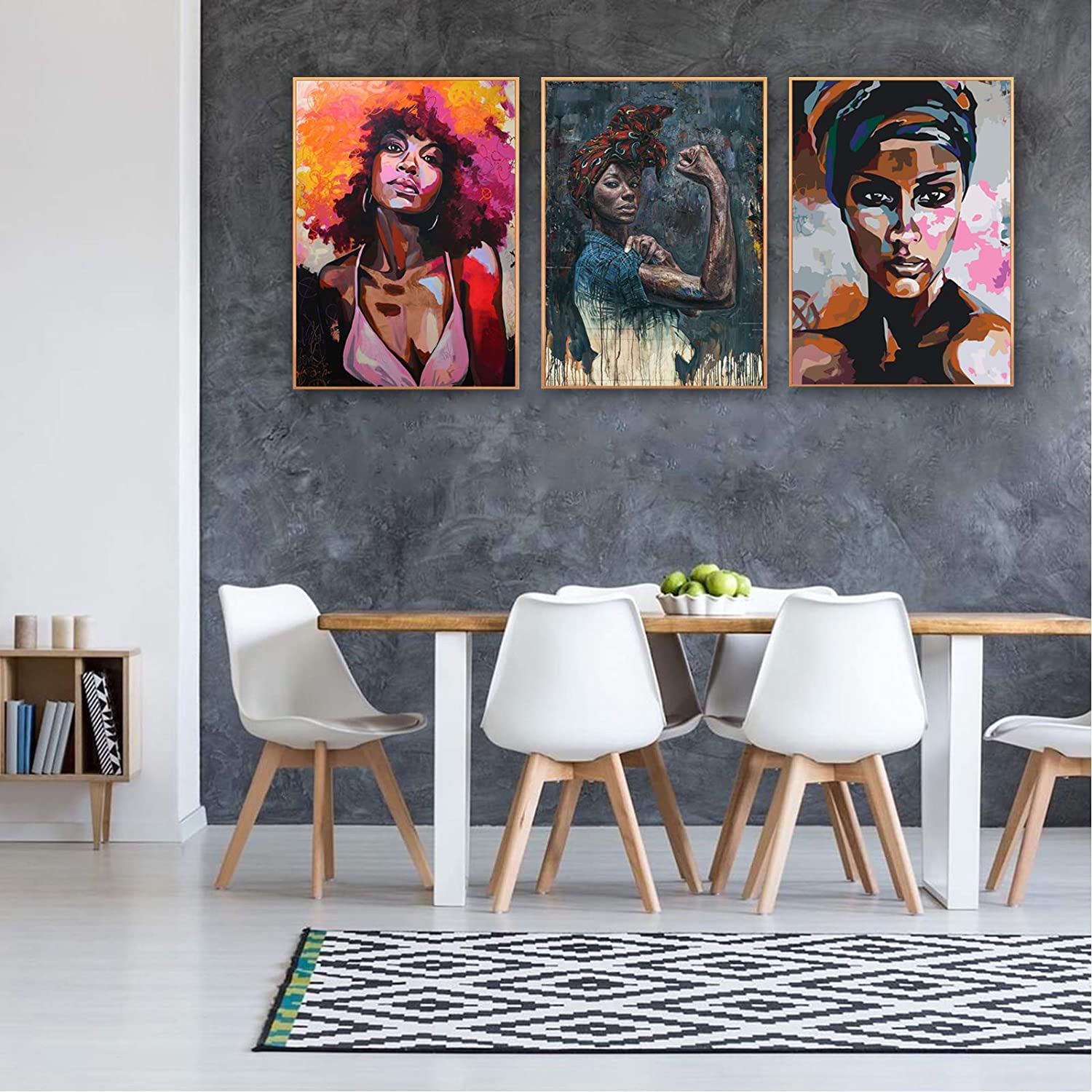 African Black Woman Artwork For Home Walls - African Vibes