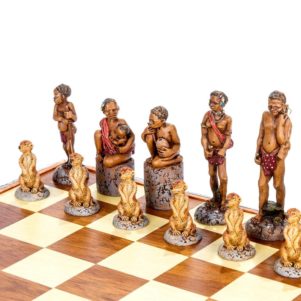 African Tribal Chess Set