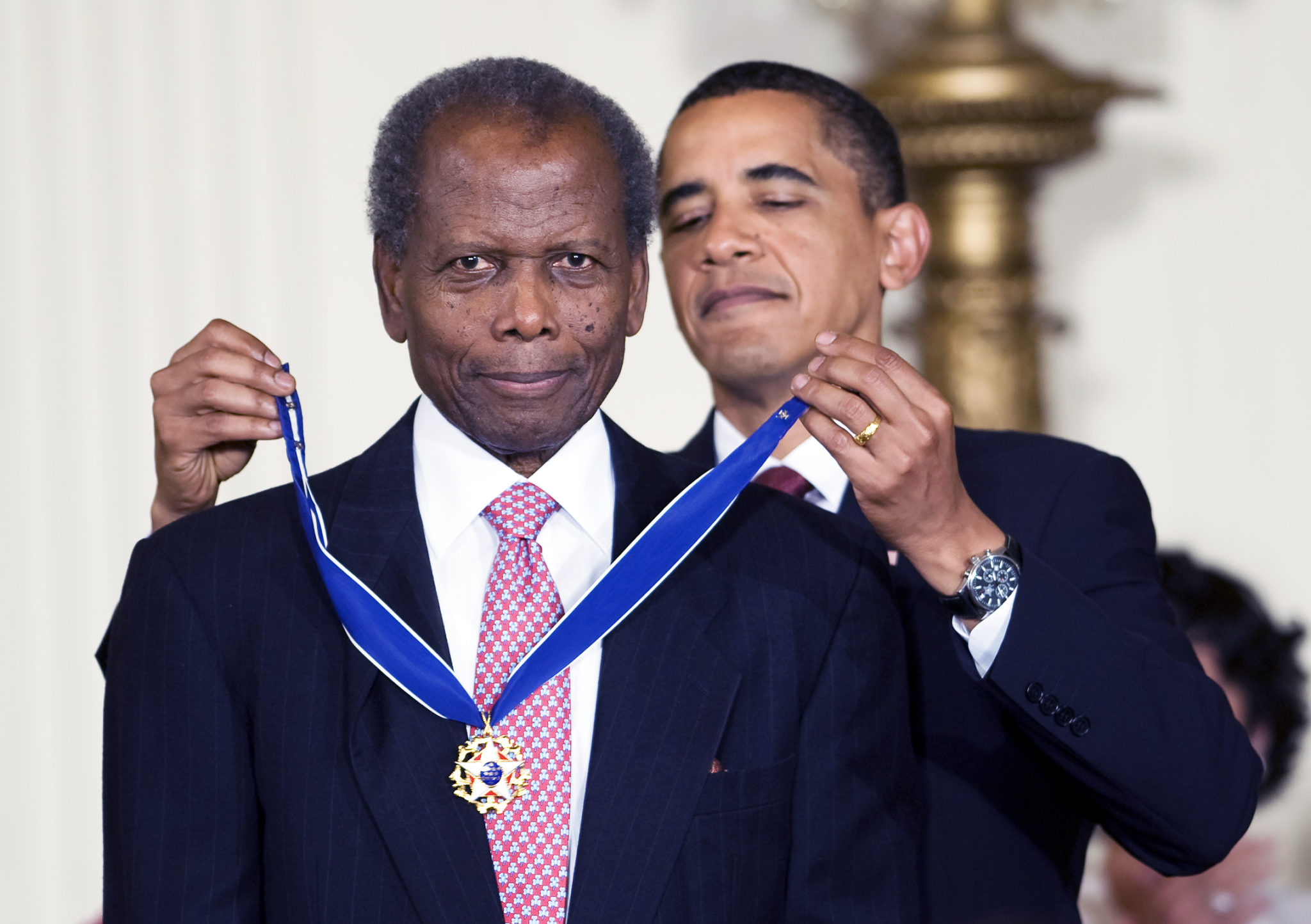 SIdney Poitier-Barack Obama image