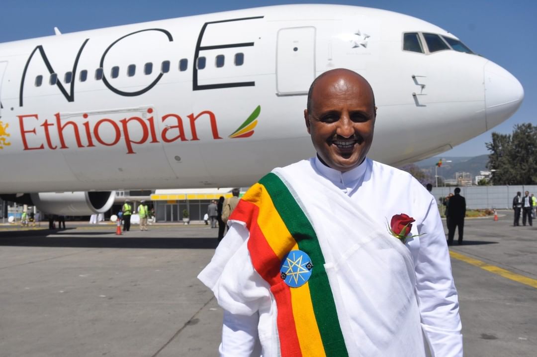 GebreMariam led Ethiopian Airlines through COVID-19 (Photo credit: @allureethiopia/Instagram