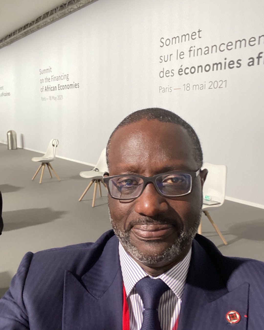 Thiam at the Summit on the Financing of African Economies (Photo credit: @tidjane.thiam/Instagram)