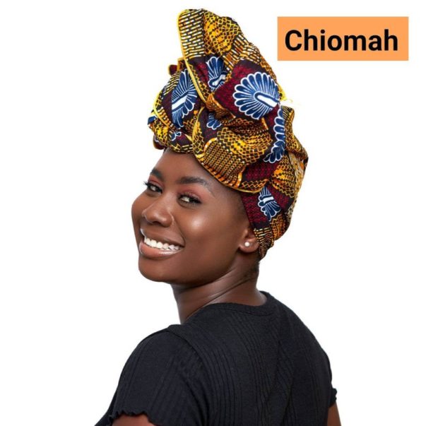 Silk Lined Ankara African Print Head-Wrap - Image 3