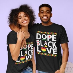 Dope Black Love - Couple Shirt