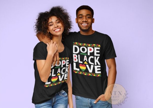 Dope Black Love - Couple Shirt