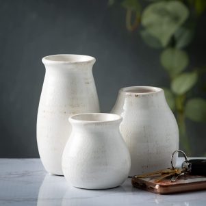 Sullivans Ceramic Vase Set- 3 Small Vases