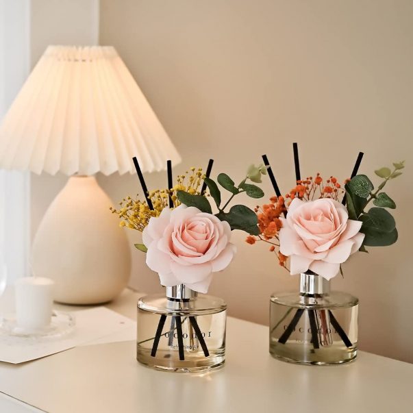 COCODOR Rose Flower Reed Diffuser/Rose