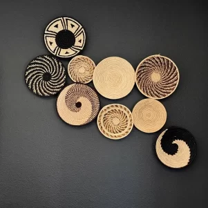 Handmade African Basket Wall Decor