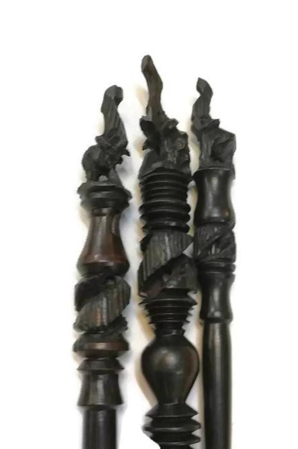 Hand Carved WooPen with African animals