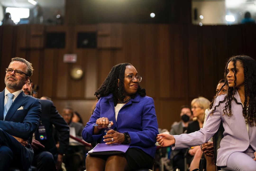 Ketanji during her confirmation hearing