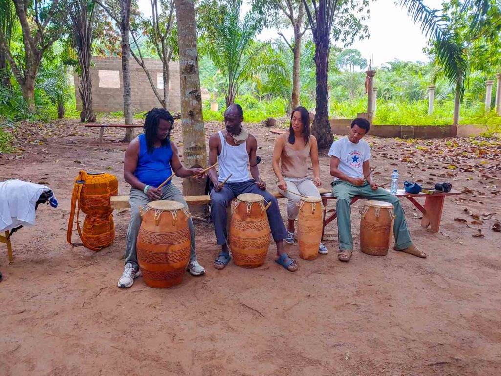 Togolese cultural drums West Africa