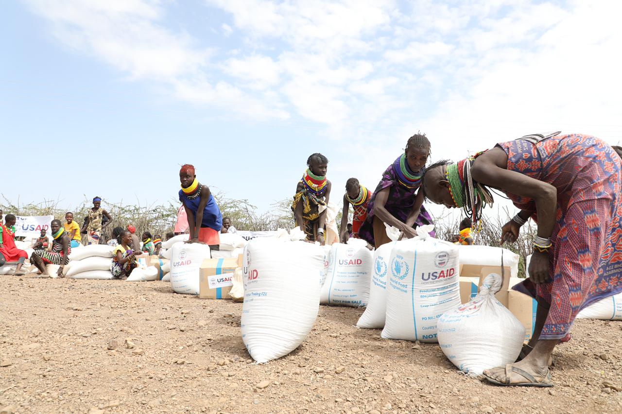 USAID is helping to avert deaths from food shortages due to Kenya's drought (Photo credit Twitter/@PowerUSAID)