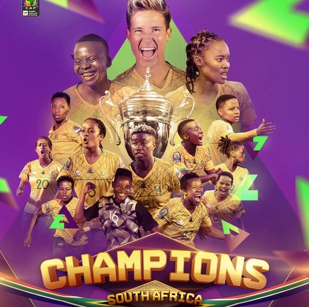 South Africa are WAFCON 2022 Champions (Photo credit: Twitter/@CAFwomen)