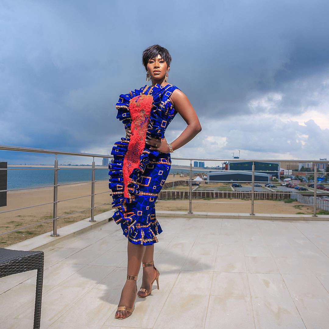 Stephanie Okereke is famous for rocking stunning Ankara dresses