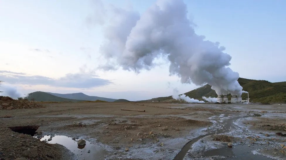 Steam has been tapped for power at Hell's Gate for more than 70 years (Photo credit Jacob Kushner)