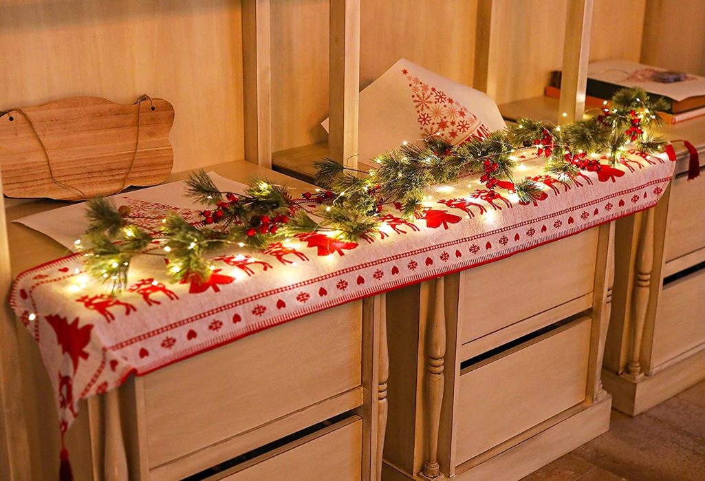 Garland is a holiday decor that is usually present in every home