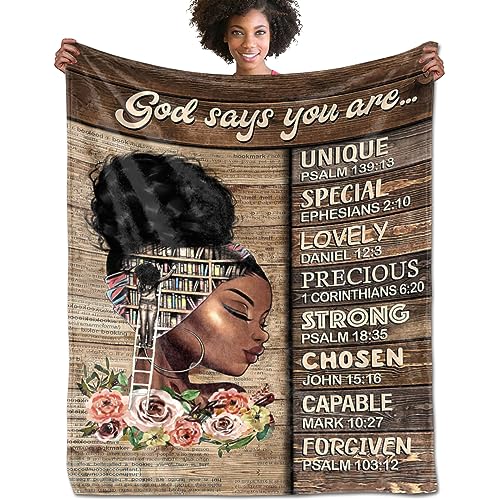 African American Throw Blanket Queen Black Girl Afro African Vibes
