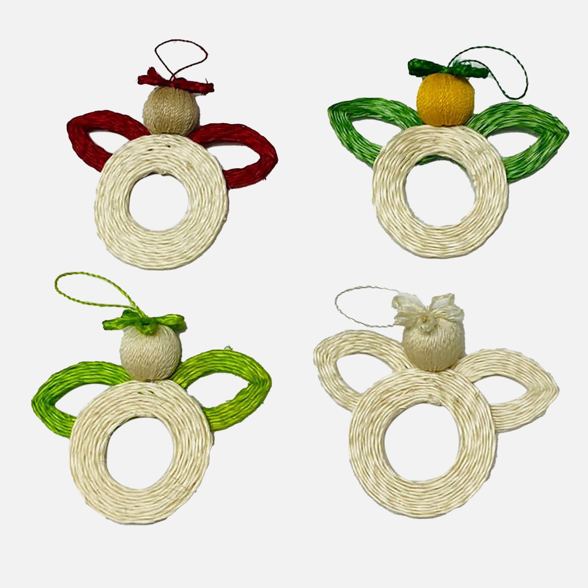 Holiday Tree Ornaments 4 Set Angels – African Vibes