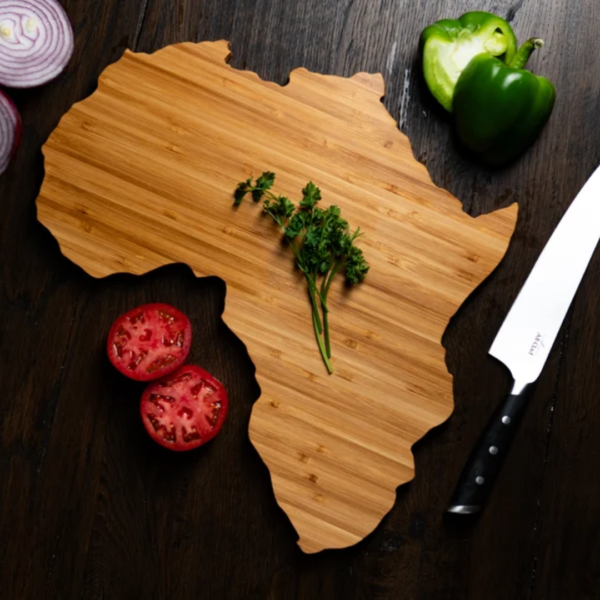 Africa shaped Charcuterie board