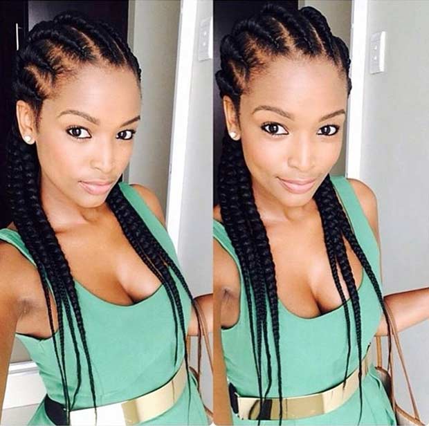 51 Best Ghana Braids Hairstyles | StayGlam