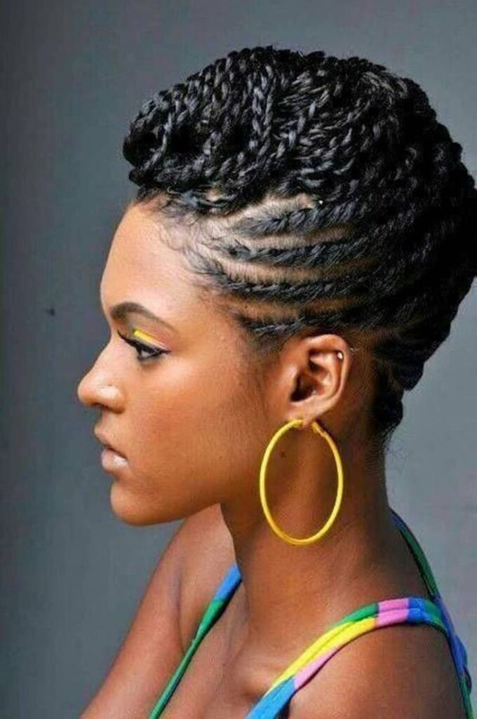 20 lovely Flat Twist Hairstyle Ideas