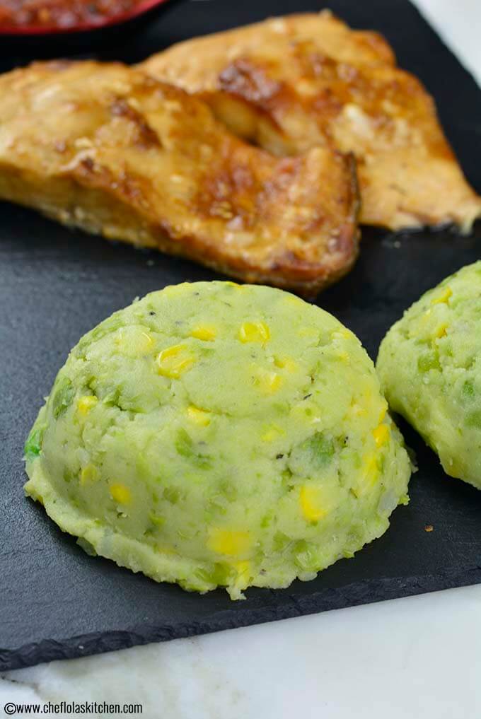 Kenyan Irio (Mashed Peas and Potato Mix) by Cheflolaskitchen