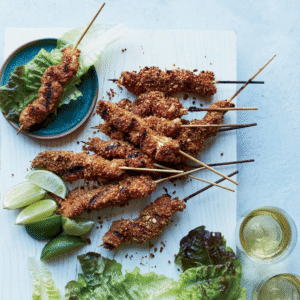 West African Chicken Kebabs
