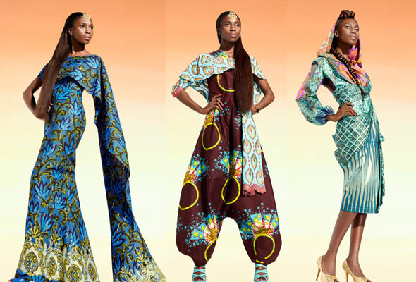 Get that lavish look with paisley patterns in bright colors and vibrant floral fabrics by Vlisco