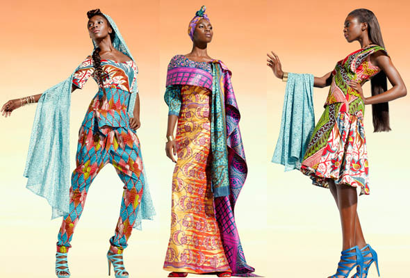 Get that lavish look with paisley patterns in bright colors and vibrant floral fabrics by Vlisco