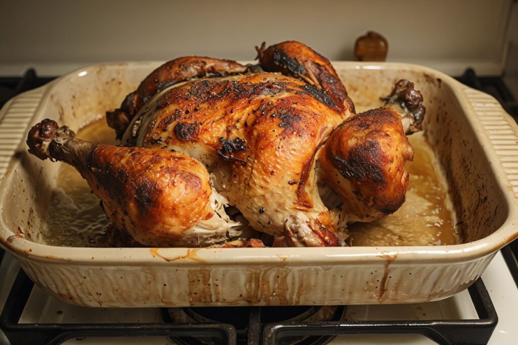 Poulet Roti à l'Algérienne (Algerian Roast Chicken)