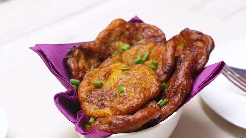 Tatale (Spiced Fried Mashed Plantain)