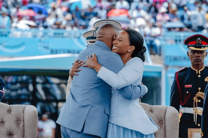 First Lady, Kaone Boko and President Boko