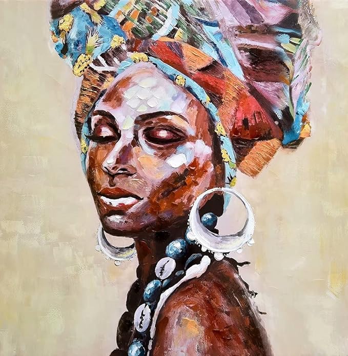 African Arts: Large Canvas Prints Wall Art Photo for Home
