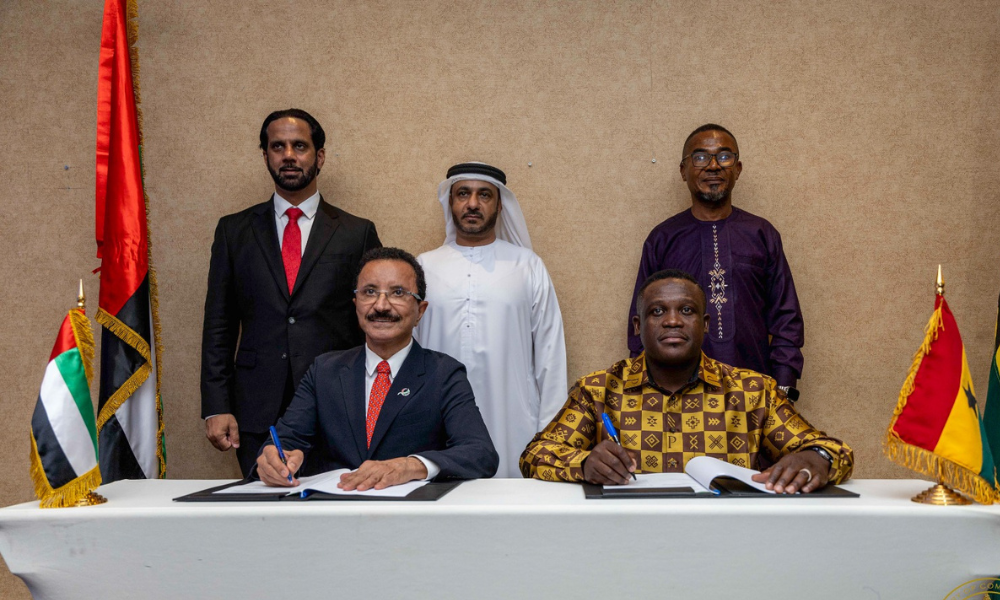 Ghana just signed a $1 BILLION deal with ???????? UAE.