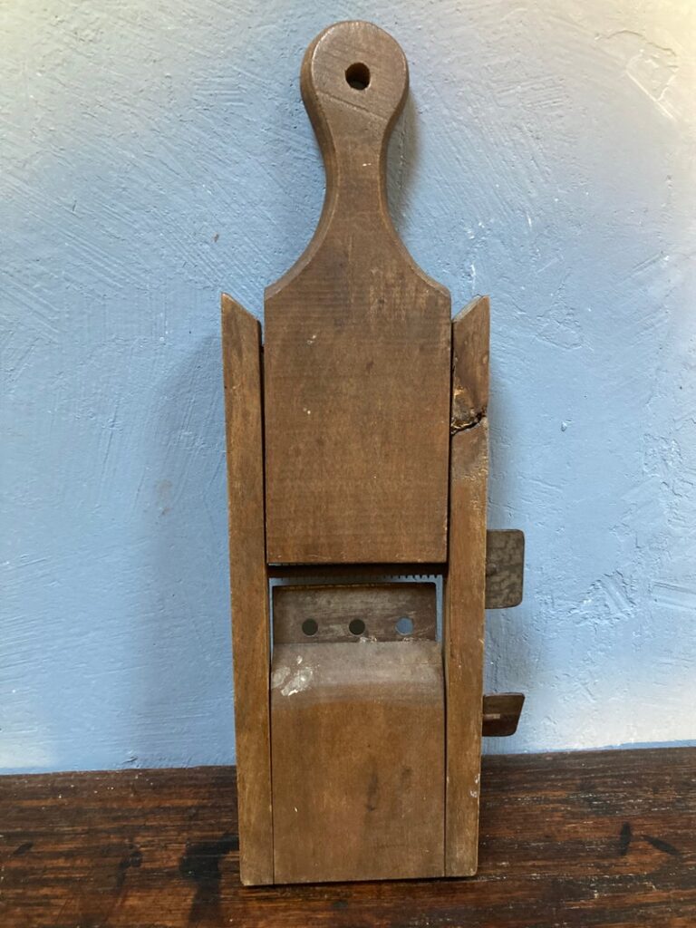 Vintage wooden food grater
