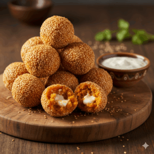 Malawi Mbatata - Cheese and Simsim Balls 1