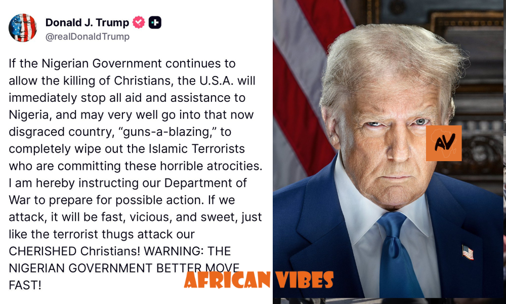 Trump Threatens Nigeria With Aid Cuts Over Christian Persecution 1 Trump Threatens Nigeria With Aid Cuts Over Christian Persecution