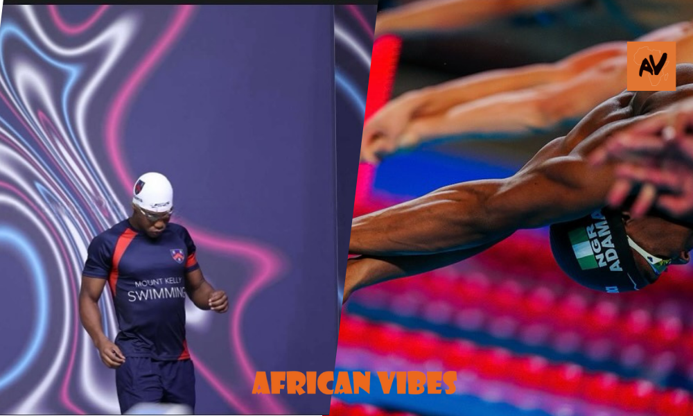 Nigeria makes history in the pool 17-year-old Abdul Jabar Adama